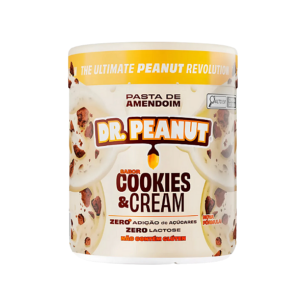 Pasta De Amendoim 400g Dr Peanut - Cookies e Cream