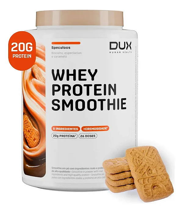 Whey Protein Smoothie Pote 900g Dux Nutrition - Speculoos