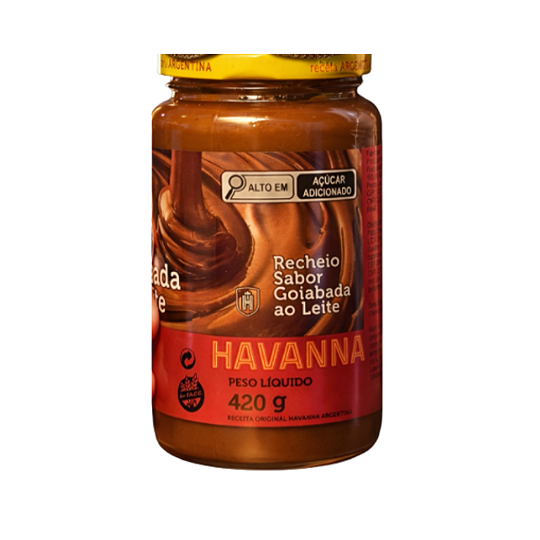 Foto de GOIABADA COM DOCE DE LEITE POTE 420G HAVANNA