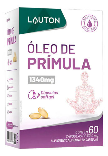 Oleo De Primula Premium 500mg 60 Caps Lauton Nutrition