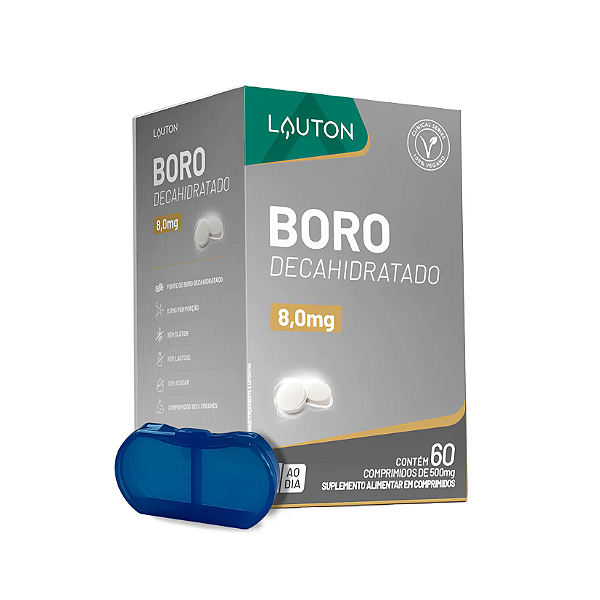 Boro Decahidratado 60 Capsulas Lauton Nutrition