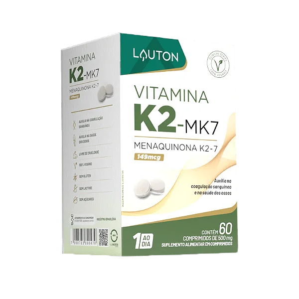 Vitamina K2 MK7 60 Comprimidos Clinical Series Lauton Nutrition