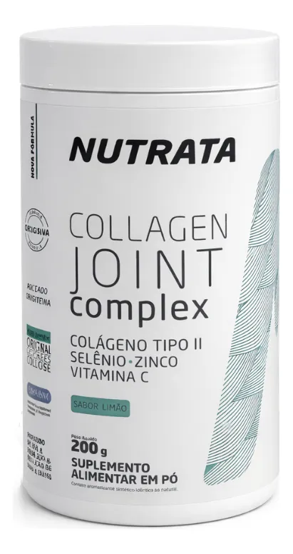 Colágeno Tipo 2 Joints Complex 200g Sabor Limão Nutrata