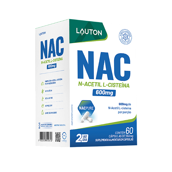 NAC 60 Caps Lauton Nutrition
