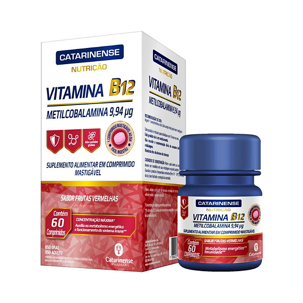 Foto de Vitamina B12 60 Comprimidos Catarinense