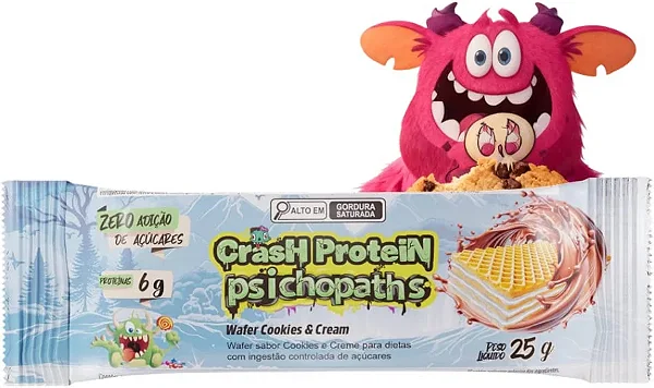 Crash Protein Psichopats Bar 25g Cookies Demons Lab
