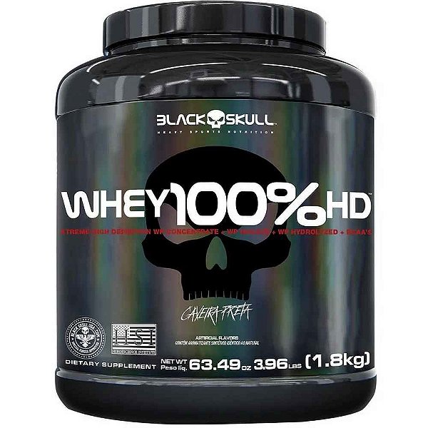 Whey 100% HD 1,8Kg Black Skull