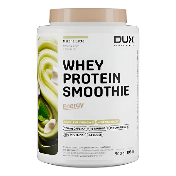 Whey Protein Smoothie Pote 900g Dux Nutrition - Matcha Latte Energy