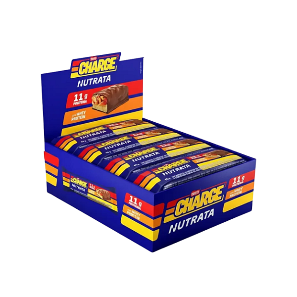 Barra Proteica 45g Charge Display Com 12un Nutrata - Tradicional
