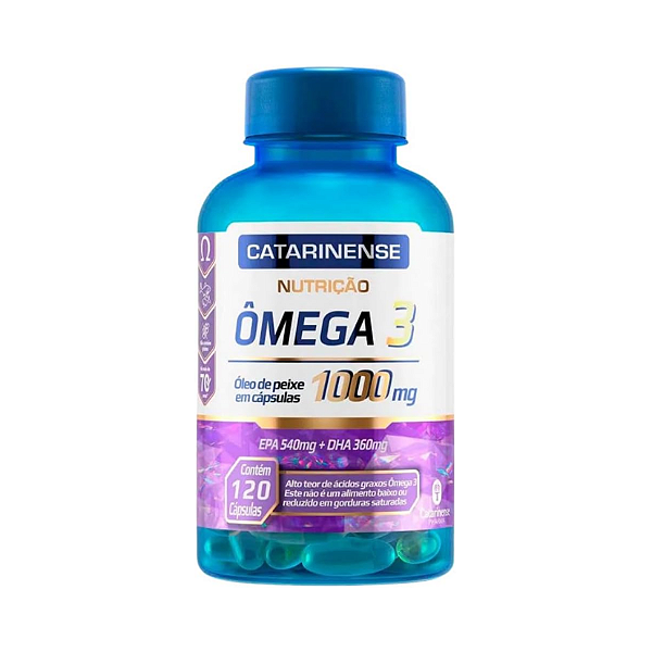 Foto de Omega 3 1000mg Laboratorio Catarinense - 120 Capsulas