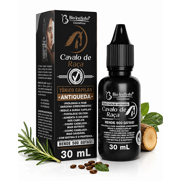 Tônico Capilar 30ml Cavalo De Raça Bio Instinto