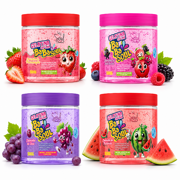 Gelatina Capilar 500g Soul Cosmétcos