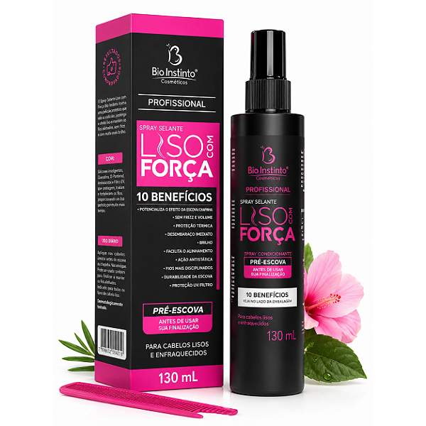 Foto de Liso Com Força 10 Benefícios 130ml Bio Instinto