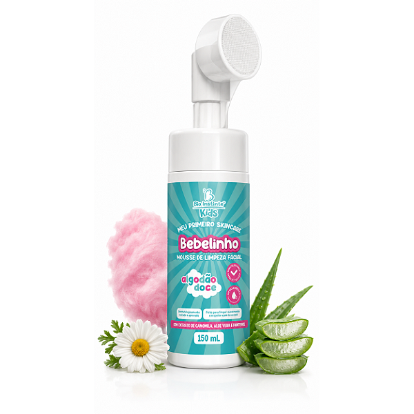 Mousse De Limpeza Facial Algodão Doce Bio Instinto