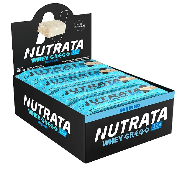 Whey Grego Bar 40g Display Com 12un Nutrata - Beijinho