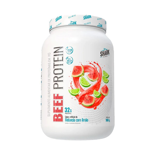 Foto de Whey Beef Protein Pote 900g Shark Pro - Melancia Com Limão