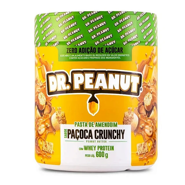 Pasta De Amendoim 600g Dr Peanut - Paçoca Crunchy