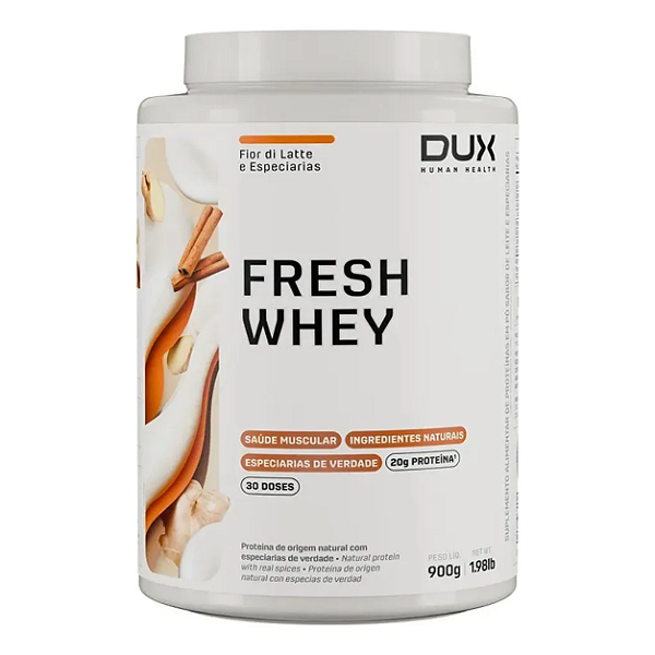 Fresh Whey 900g Dux Nutrition - Fior Di Latte e Especiarias