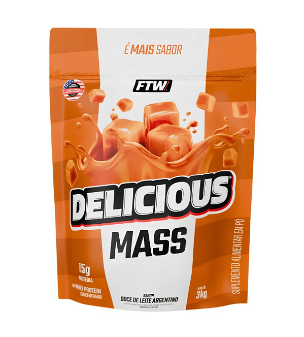 Delicious Mass 3kg Ftw - Doce De Leite Argentino