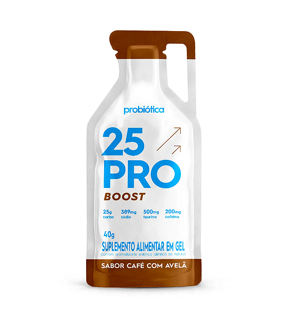Gel 25 Pro Boost Sache 40g Café Com Avelã Probiotica