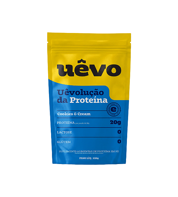 Proteina Em Pó Uevo 420g Sabores - Cookies