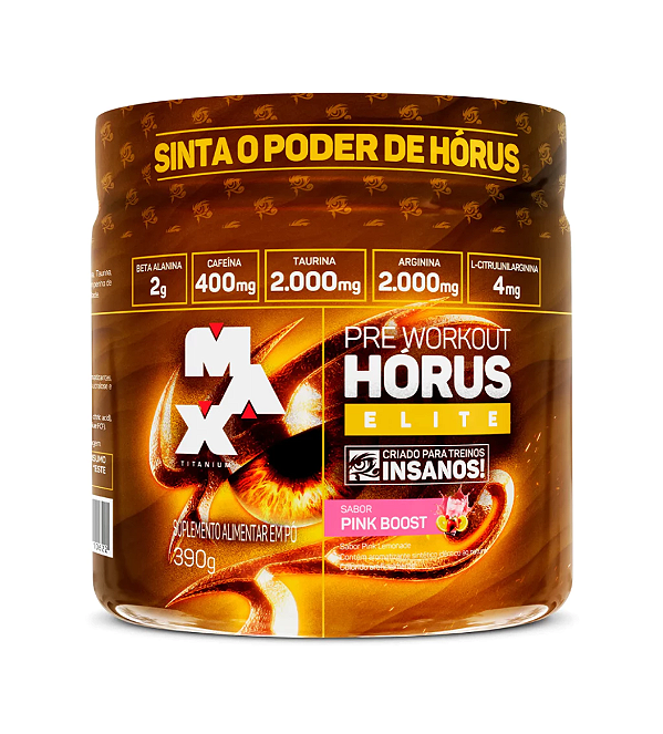 Pré Hórus Elite Pote 390g Pink Lemonade Max Titanium