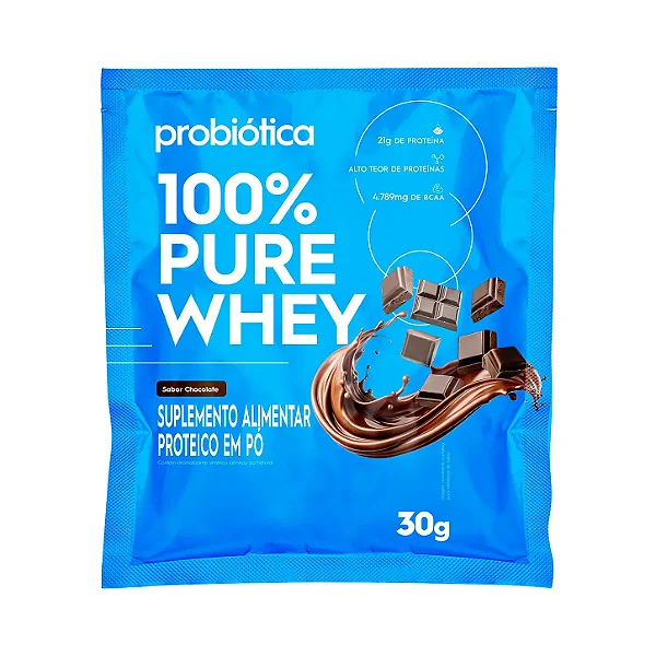 100% Pure Whey Sache 40g Chocolate Probiotica