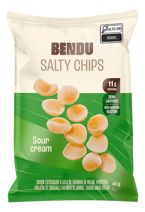 Foto de Salty Chips 40g Sour Cream Bendu