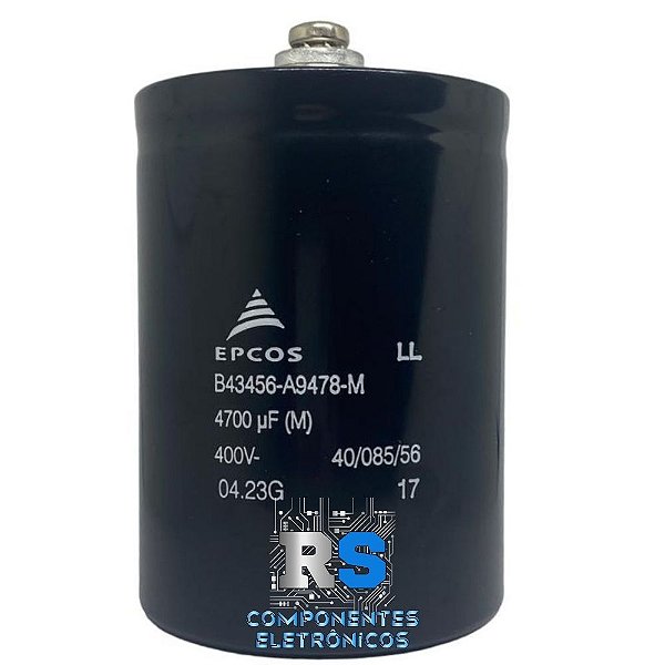 CAPACITOR GIGA 4700UF 400V B43456A9478M 76MM X105MM EPCOS