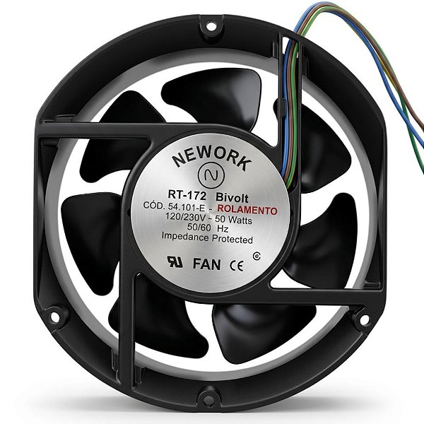MICRO VENTILADOR 172X150X51MM BIVOLT 54.101E NEWORK (RT150 54101E)