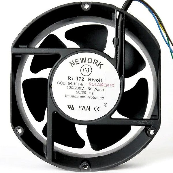 MICRO VENTILADOR 172X150X51MM BIVOLT 54.101E NEWORK (RT150 54101E)