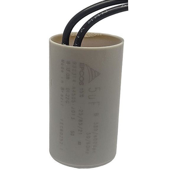 CAPACITOR PPM 5UF 380/400VCA B32314A4505J013 FIO EPCOS