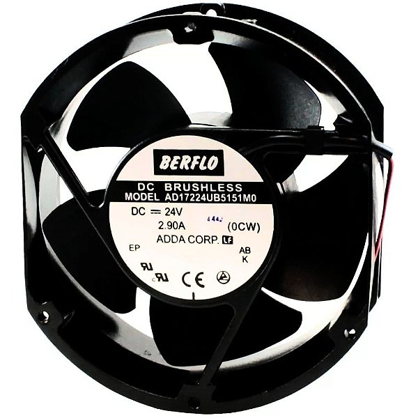 VENTILADOR 24V AD17224UB5151MO 1104 172X150X51 ROLAMENTO