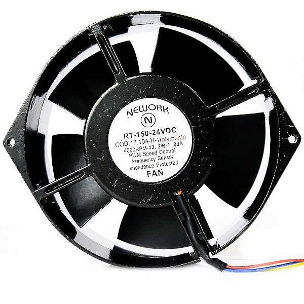 MICRO VENTILADOR 172X150X55MM 24VDC 17.104H NEWORK