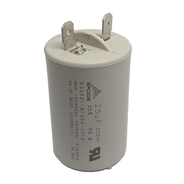 CAPACITOR PPM 25UF 250V 5% 50/60HZ B32321B1256J010 FAST-ON  EPCOS
