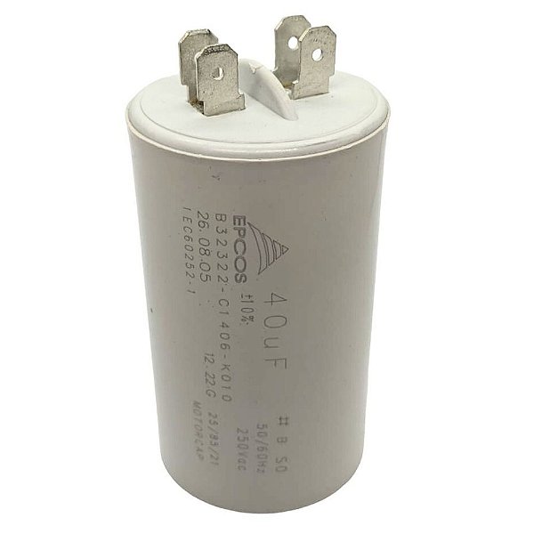 CAPACITOR PPM 40UF 250V FAST-ON-B32322C1406K10-40X7140X250