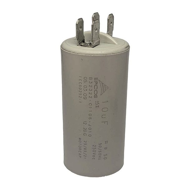 CAPACITOR PPM 10UF 250VCA B32322-C1106-J010 FASTON EPCOS