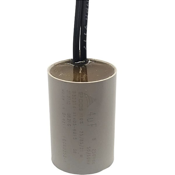 CAPACITOR PPM 4UF 250VAC 10% 50/60HZ 28MMX36MM B32314-A1405-K015 FIO EPCOS