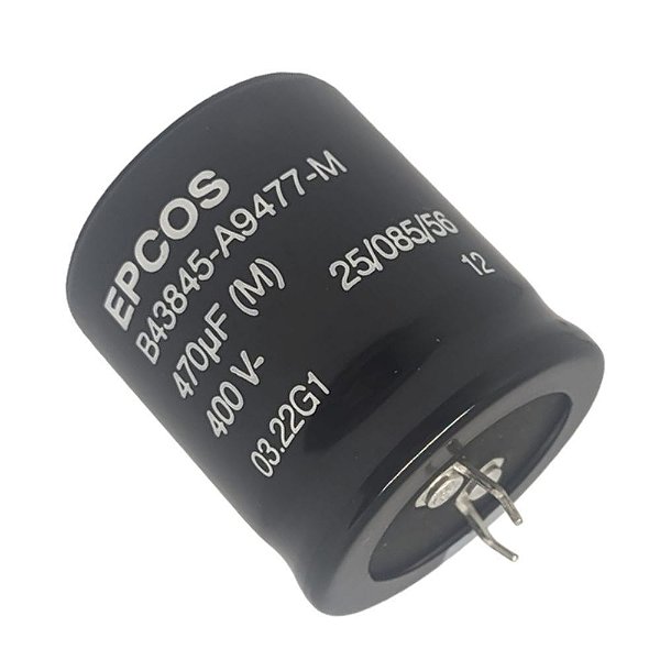 5pcs Nichicon 470uF 400V GN Snap-In Capacitors - Japan Made 30x45mm For PSU