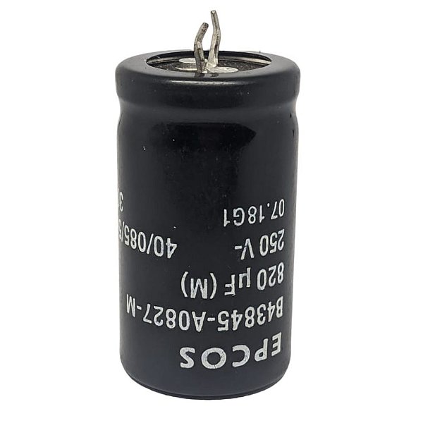 CAPACITPOR 820UF (M) 250V B43845-A0827-M EPCOS