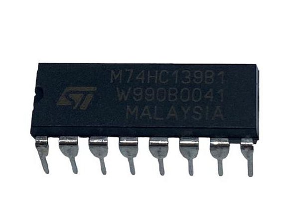 CIRCUITO INTEGRADO M74HC155B1 DIP 16P MALAYSIA