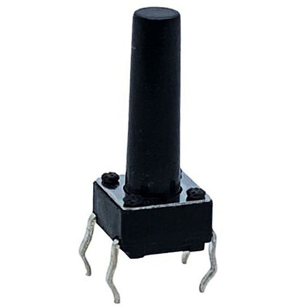 CHAVE TACTIL KFC-06 6X6X13MM 4T 180°