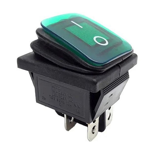 CHAVE GANGORRA A PROVA D' AGUA KCD2-201N-W 16A VERDE