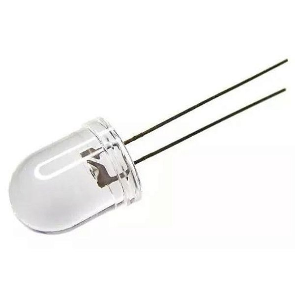 LED 10MM ALTO BRILHO AZUL 16000-18000MCD
