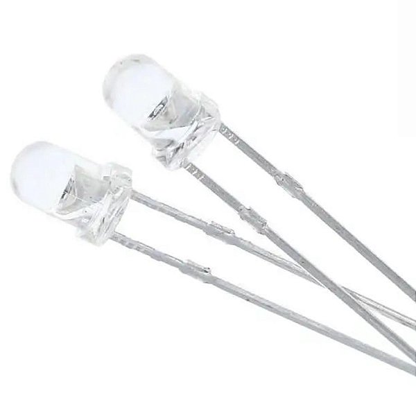 LED 5MM ALTO BRILHO VERMELHO TRANSP. 15000MCD