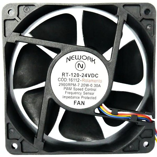 MICRO VENTILADOR NEWORK 120X120X38 24 VDC 16.112 NEWORK