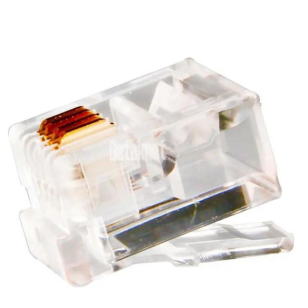 PLUG MODULAR RJ9 (RJ11 4X4) 4P4C TELEFONIA