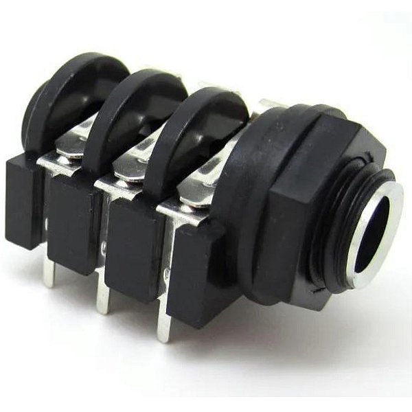 JACK J10 STEREO 6T C/ ROSCA SOLDA PLACA LS2037