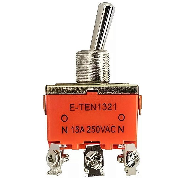 CHAVE ALAVANCA KN-1321 LIGA/LIGA 15A 250V 6T
