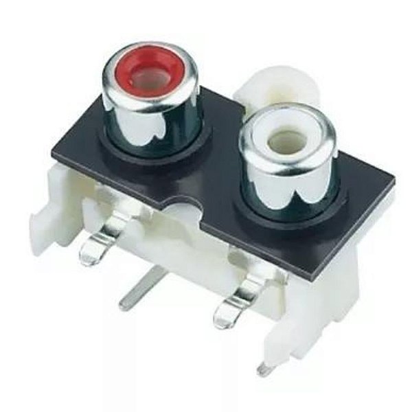 TOMADA RCA HORIZONTAL AV2-8,4-10 BR / VM